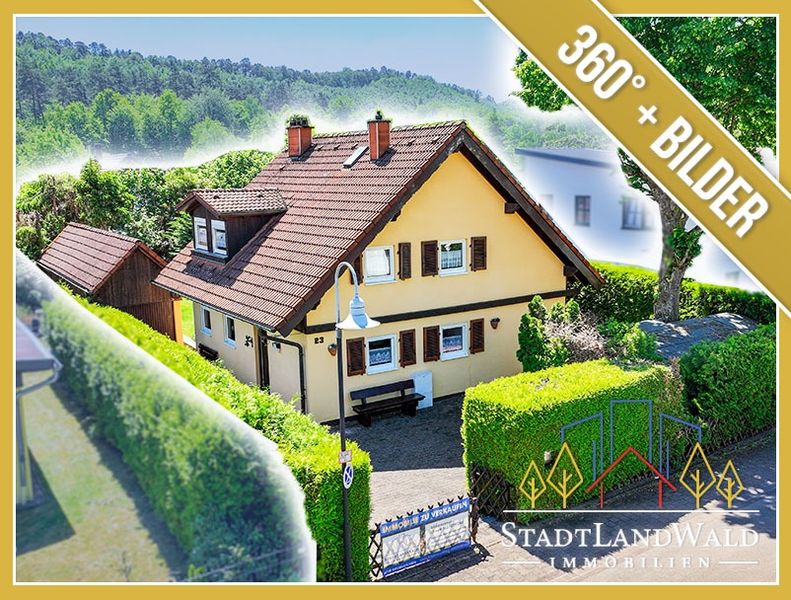 Ruhe, Natur und Wohnqualität: Attraktives Einfamilienhaus zw. Wald u. See